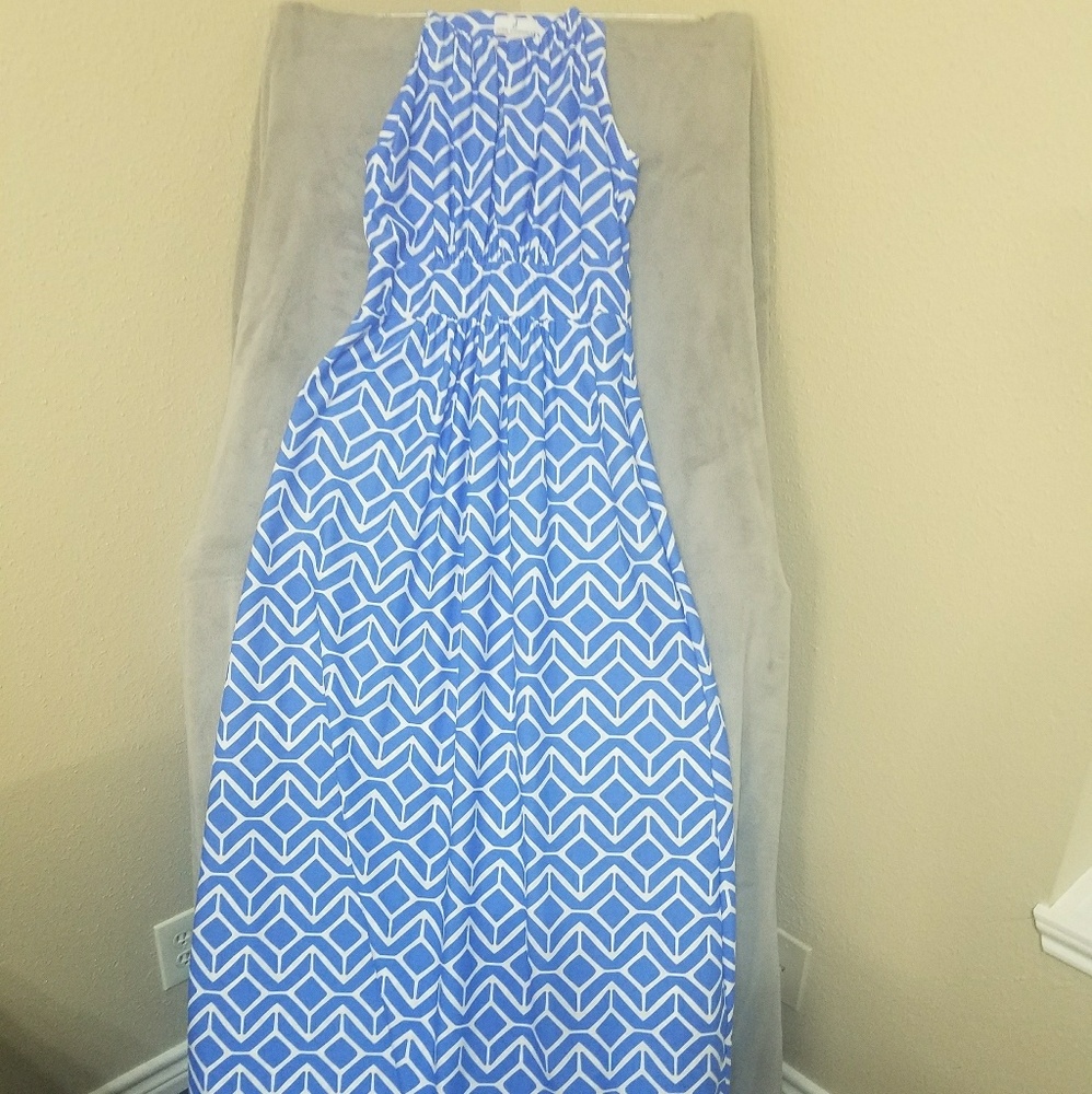 Jude Connally Maxi halter dress